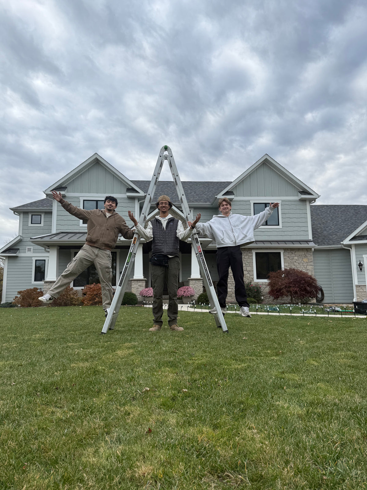 HolidayBros professional Christmas light installation service in State College home